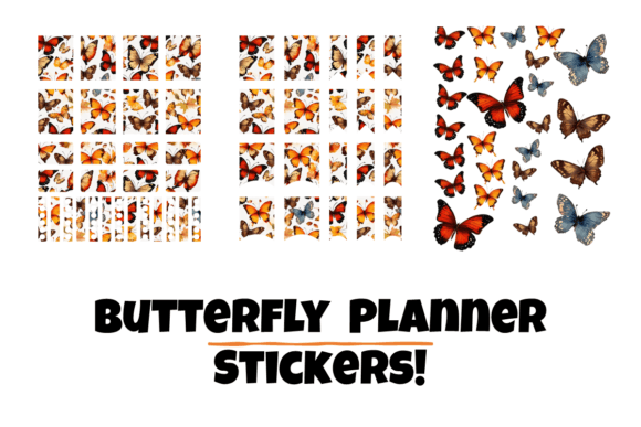 Autumn Butterfly Planner Stickers: Elevate Your Fall Layouts