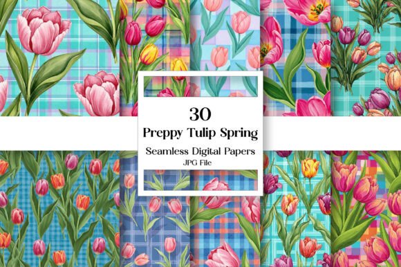 Embracing the Preppy Tulip Spring Pattern