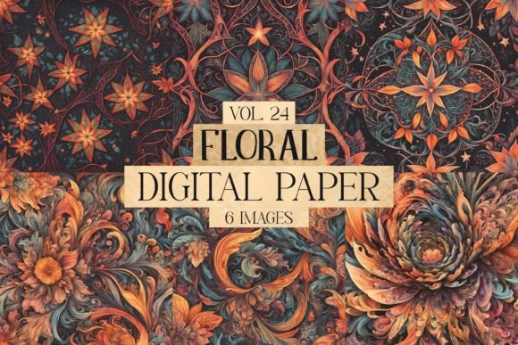 Floral Digital Paper Vol. 24: Your New Design Secret Weapon