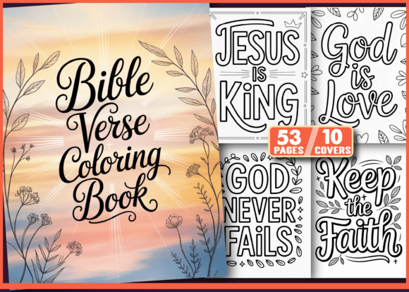 Grow in Faith with Bible Verse Coloring Book Pages