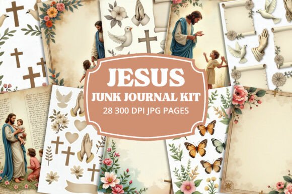 Jesus Christian Junk Journal Kit: A Sanctuary for Faithful Creativity