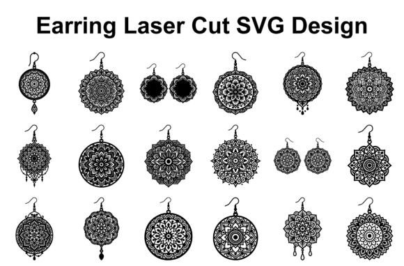 Mandala Laser Cut Earring Bundle: Elevate Your Jewelry Making