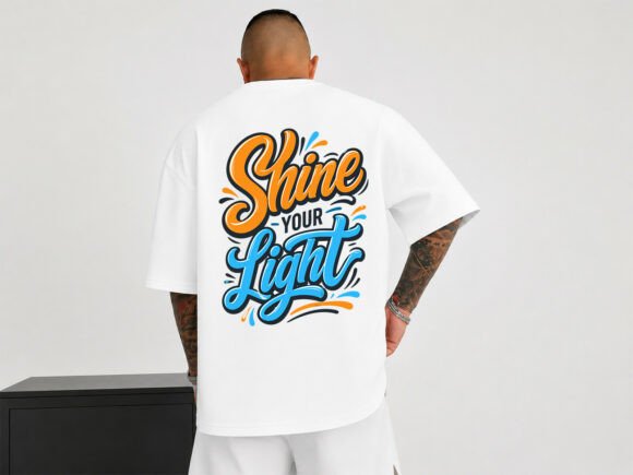 Shine Your Light Typography T-Shirt: More Than Just a Graphic