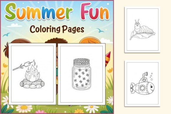 Summer Fun Coloring Pages for Kids: Creative Inspiration