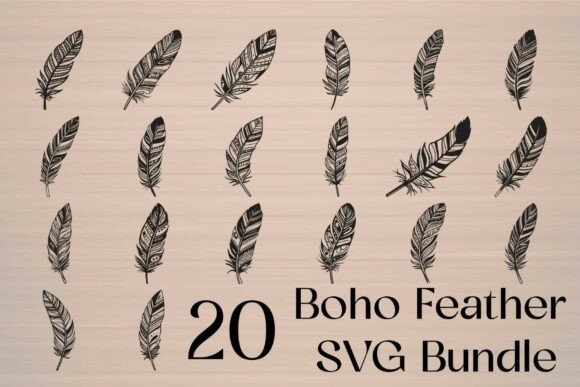 Unlocking Rustic Elegance: A Guide to the Vintage Feather SVG Bundle