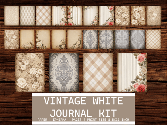Unveiling the Charm of Vintage White Junk Journal Pages
